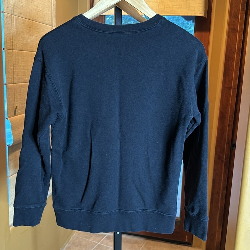 Kate Spade Empire State Building Black Skyline Sweatshirt Size XXS Oversized - Picture 7 of 10